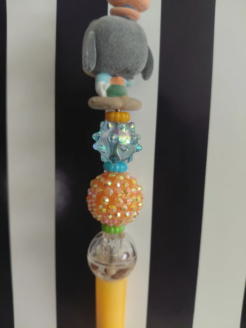 Goofy Character Beaded Pen